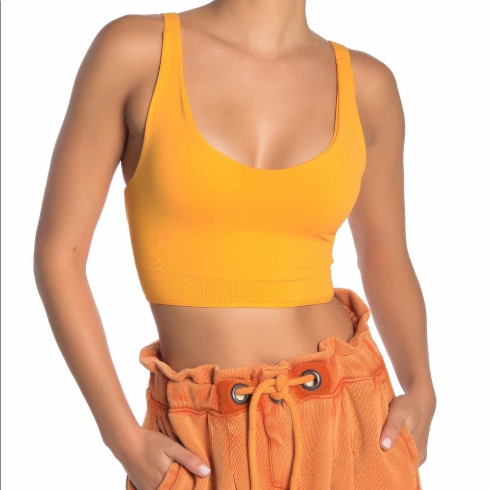 NWT FREE PEOPLE MANGO BRA CROP